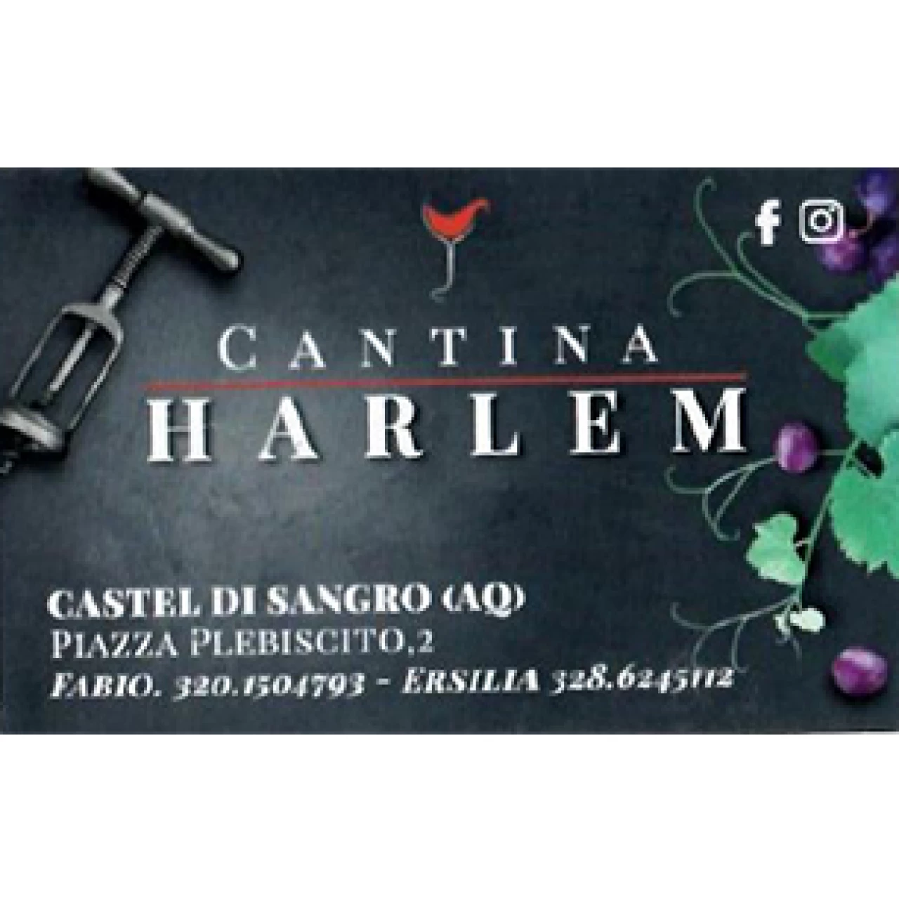 Banner Cantina Harlem Castel Di Sangro 306 per 306 pixel